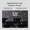 0.56in Thick 24 Sq Ft Exercise Equipment Mats, 6 Tiles