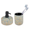 WENKO Felina Bathroom Accessory Set 2-Piece Grey