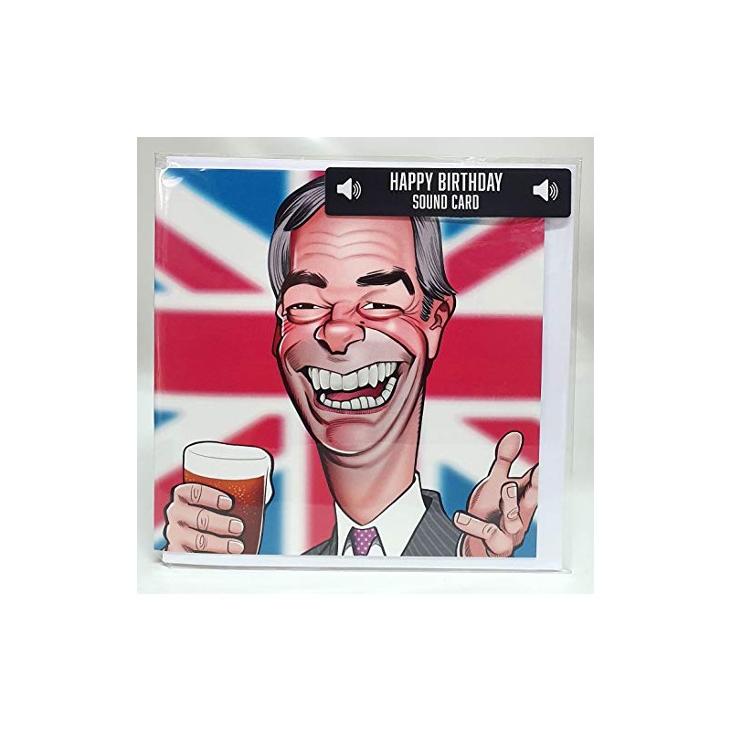 Nigel Farage - Greeting Sound Card by Really Wild Cards