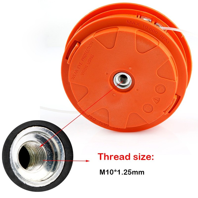 Alloy Universal Twister Bump Feed Line Trimmer Head Whipper Brush