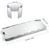 Diswoe Faltbar Aluminium Windschutz, 10 Stücke Outdoor-Aluminium-Windschutz für Campingkocher, Gaskocher