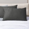 Set of 2 Luxton 100% 1000TC Cotton Pillowcases Standard Size
