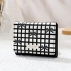 Denovin Small Wallets Woman, Cute Tri-fold Coquette Wallet for Women,