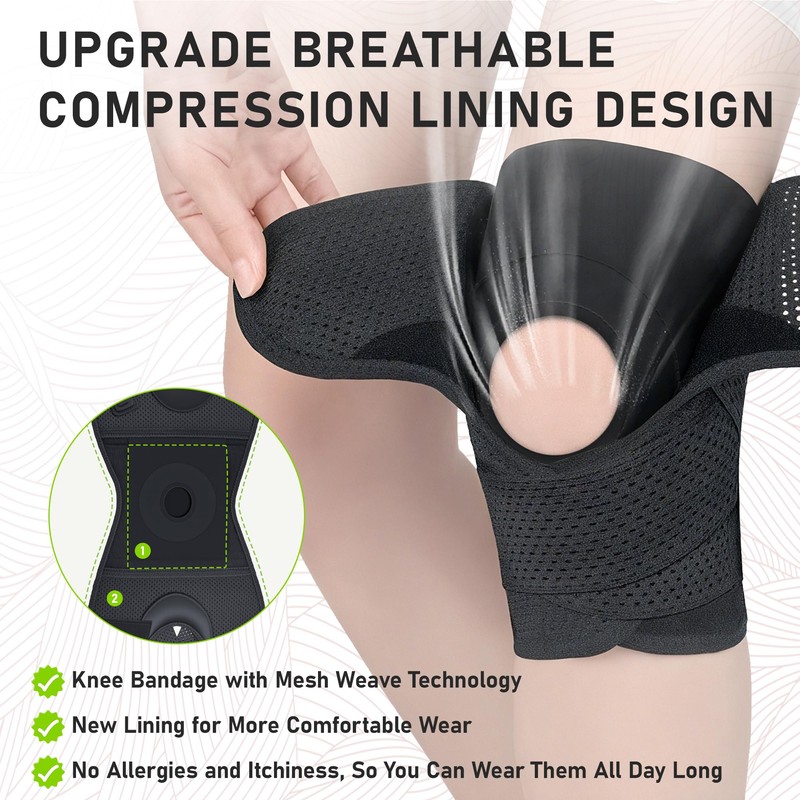 Yochaqute Knee Brace for Meniscus Tear: Compression Knee Support with