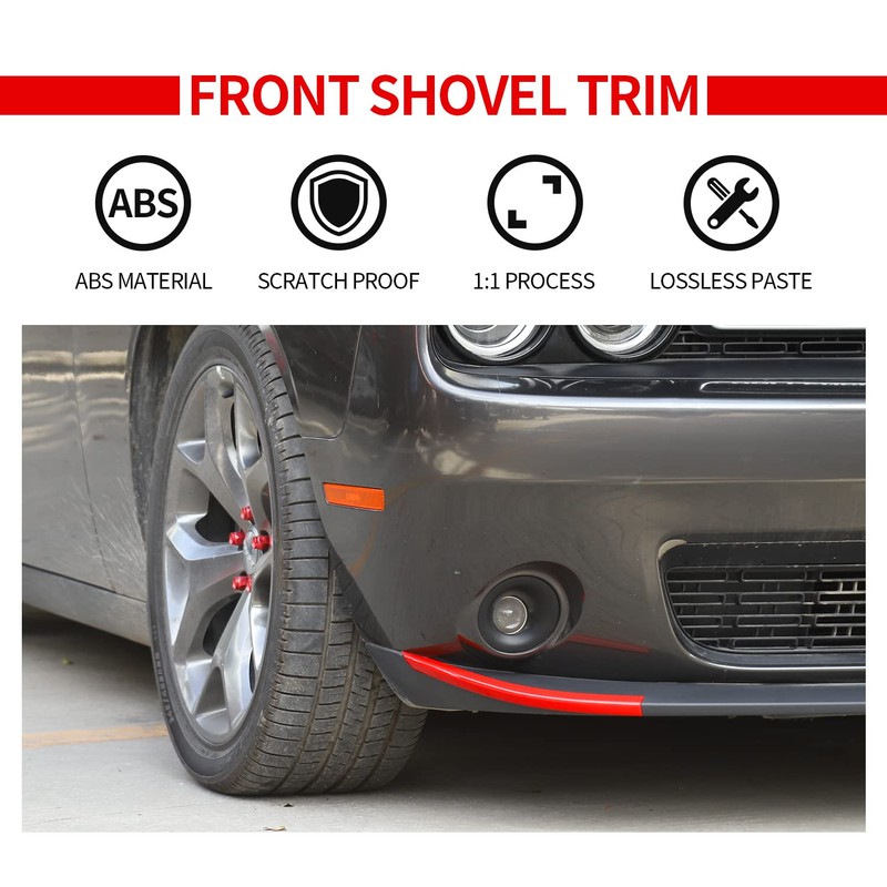 Voodonala Compatible with Dodge Challenger SXT Compatible withchoques Delantero embellecedor