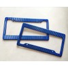 YWEWY License Plate Frame Plastic (Blue)