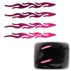 customTAYLOR33 High-Intensity Grade Premium Reflective Tribal Flame Helmet Decals, Motorcycle