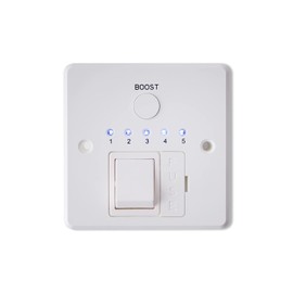 1-5 Hours Booster Timer Switch Fused Spur Wall Controller For Electric Towel Rail Radiators Timeswitch