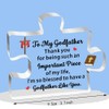 FMCC Godfather Gifts Godfather Birthday Gifts Acrylic Plaque Gifts for