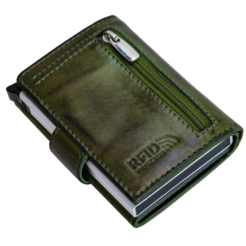 Fa.Volmer ® Pop-up card case made of genuine leather with/without