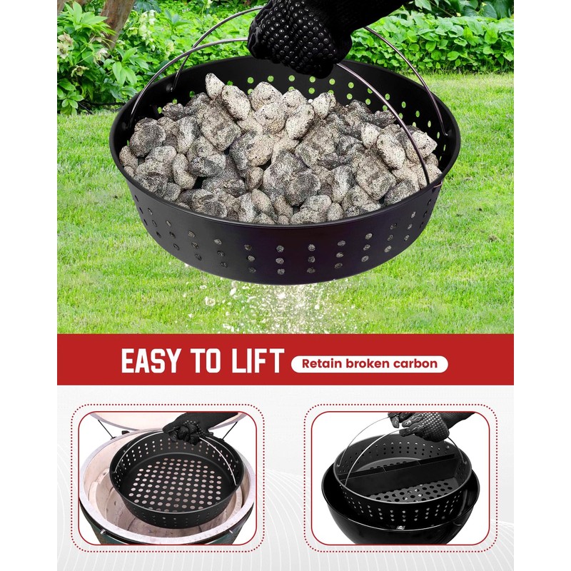 Fire Basket for Weber Kettle XL Big Size Green Egg