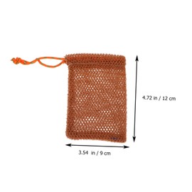 Ipetboom 4pcs Foaming Soap Pouches Soap Storage Bags for Efficient Facial Exfoliating Fast-drying Mesh Design for Shower Use