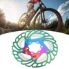 Mountain Bike TitaniumPlated Cooling Disc Brake Rotor 6 Nails Cycling