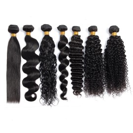 Wholesale Mink Virgin Brazilian Hair Bundles,virgin Raw Brazilian Cuticle Aligned Hair,wholesale Bundle Virgin Hair Vendorscolor: natural color,1b, Stretched Length: 20 Inches