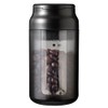 &NE NKW-375 Portable Coffee Canister, Nikii Cafe, Black, Diameter 2.4