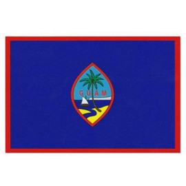 JumpingLight 4x6 Guam Flag 4x6 ft Banner Grommets Large - Quality Flags