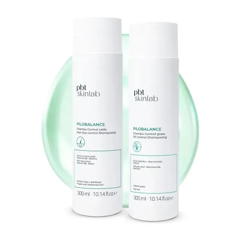 Pbt Skinlab Pilobalance Champú Control Grasa 300ml Niacinamida Ácido Salicílico
