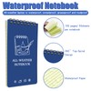 OT-NVWOZR Waterproof Pocket Notebooks with Pens, 3x5 Mini Notepad All