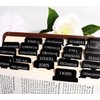 Black Bible Tabs for Men - Paper Index Tabs for