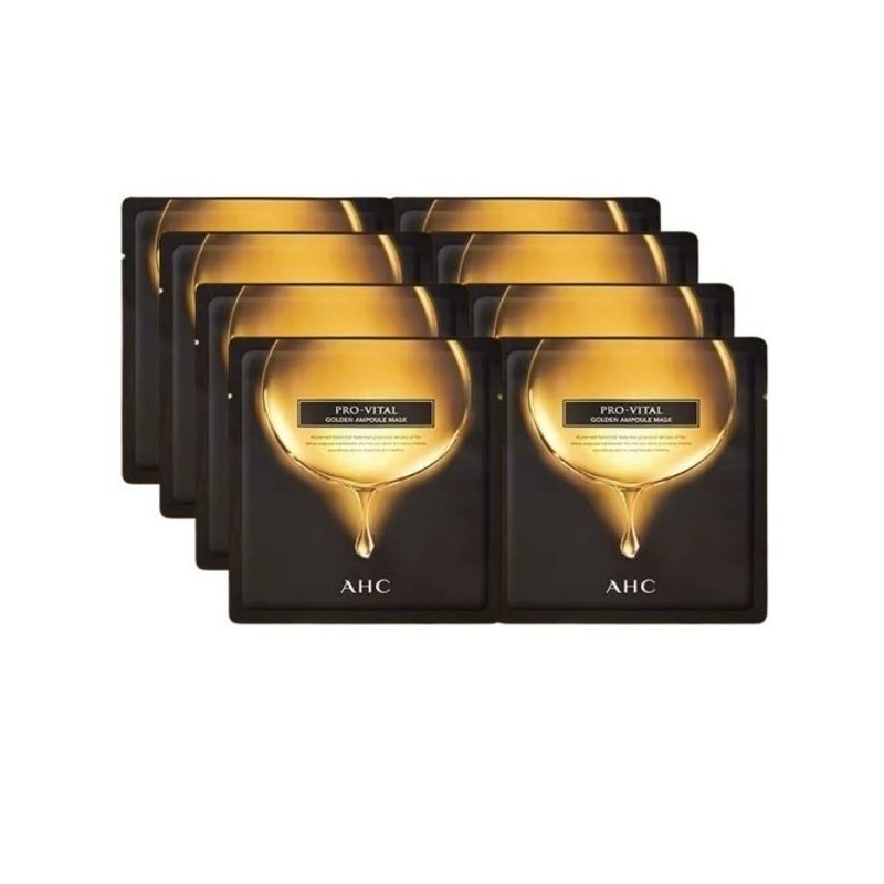 AHC [Danbi] AHC Provital Golden Ampoule Mask Pack x 8