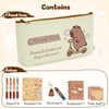 ZKFSIE Capybara Stationery Capybara Pencil Case Include Capybara Keyring, Stickers,