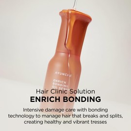 AYUNCHE Enrich Bonding Oil Serum | Hair Repair Serum | Damaged Hair | anti-frizzle | Hair split end repair | Korea Salon Brand