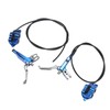 1 Pair Bicycle Hydraulic Disc Brake Four Pistons Aluminum Alloy