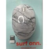 Surf Onn Wireless Mouse black/white marble design