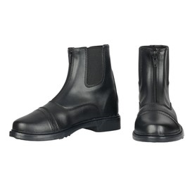 TuffRider Ladies Perfect Front Zip Paddock Boots - Black - 9.5