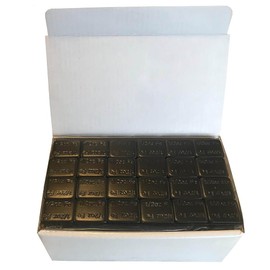 1 Box -144 PCS - 1/2oz, 0.50oz, Black, Adhesive Stick on Wheel Weights 144PCS - USA Made White Tape