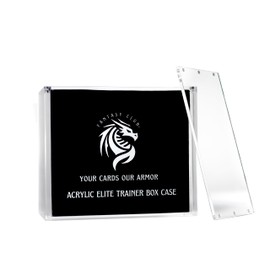 FANTASY CLUB Acrylic Box for Elite Trainer Box - Ultra Strong Acrylic 8mm + 5mm with Strong Magnets & 99.8% UV Protection | Highlight Your Sealed Collection and Keep Flawless ETBs