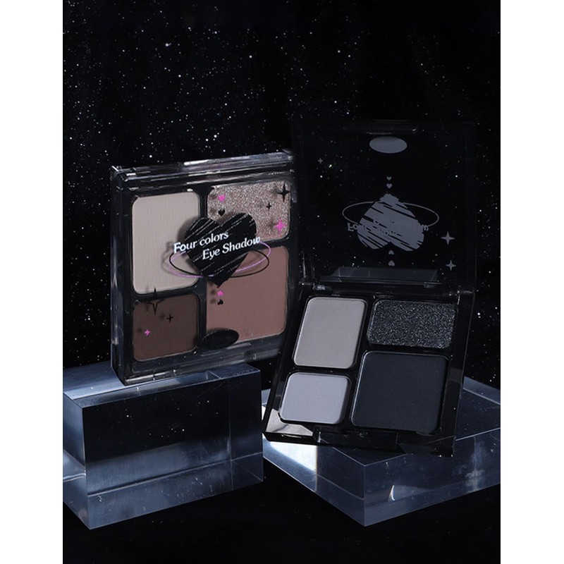 Erindeアイシャドウ、アイシャドウパレット、104# ダークスモーキー 、ハイライト、ナチュラル、透明感、 韓国コスメ 、4色アイシャドウ 、初心者向け