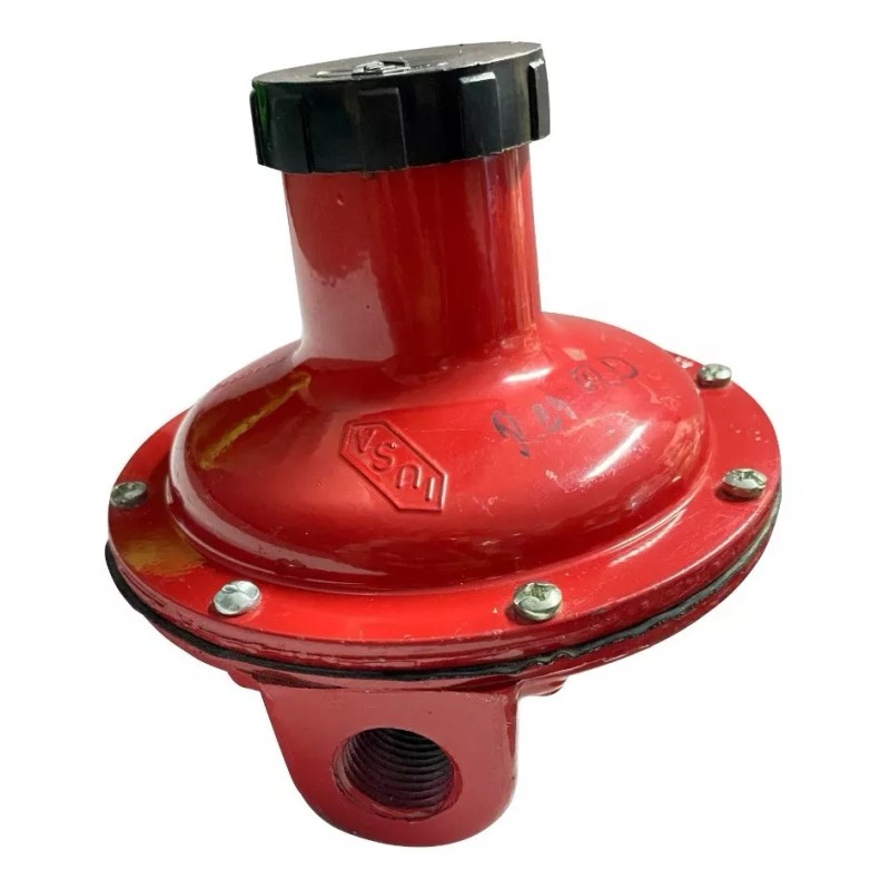 Iusa Regulador Gas Alta Presión Rojo Estacionario
