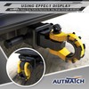 AUTMATCH Shackle Hitch Receiver 2" with 3/4" Mega D Ring