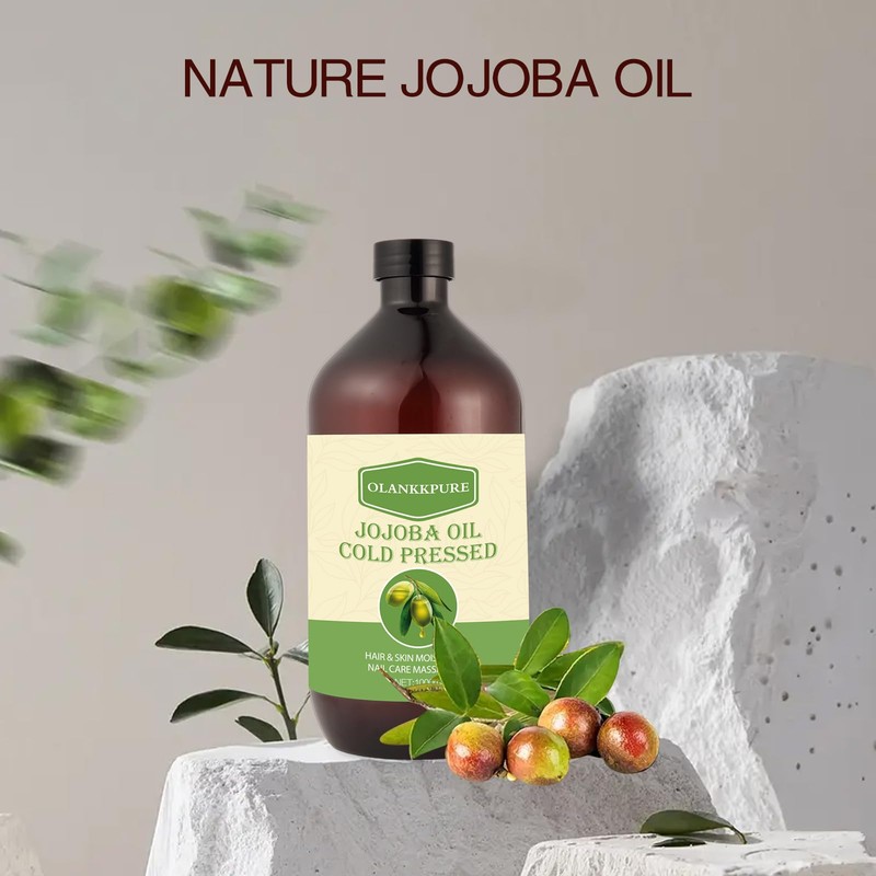 32 fl oz 100% reines Jojoba-Trägeröl – unraffiniert, hexanfrei, kaltgepresst