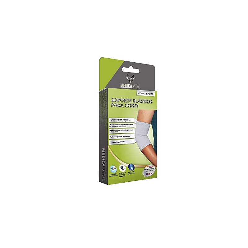 Medica Vital - Soporte Elástico Codo Transpirable 320113 Medica Vital