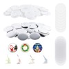 100 Sets 75mm/3inch Button Making Supplies, Pin Back Button Parts