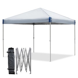 Aoodor 12x12 FT Pop Up Canopy Tent - Portable Instant Shade for Camping, Parties, and Outdoor Events - Sturdy Iron Frame, Water-Resistant 210D Oxford Fabric, Easy Assembly with Roller Bag