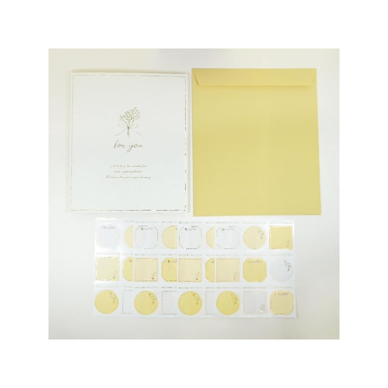 Zet and Kay Bi-Fold Shikigami Natural Sticky Message Stickers 36