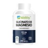 Wellthy Glicinato de Magnesio 400 Cápsulas 432mg. 100% Natural, Alta