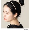 JewelVOX Headband Hair Band Hair Accessories Satin with Comb Thin