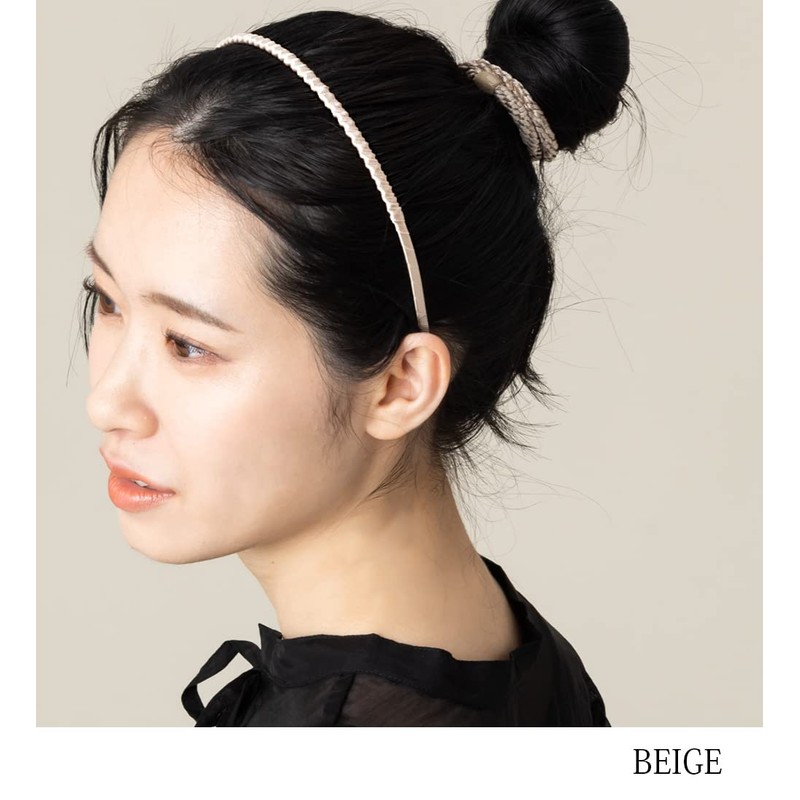 JewelVOX Headband Hair Band Hair Accessories Satin with Comb Thin
