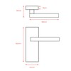 Designer Levers - Georgian Roped Design Lever Door Handles -
