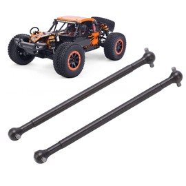 2 Pieces RC Rear Drive Shaft, Steel Black RC Toy Car Accessories for ZD Racing 10 7191 1/10 RC Off-Road Vehicle