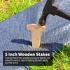 5 Inch Wooden Garden Stakes, Holding Stakes, Sod Staples for