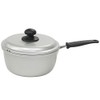 Hokuriku Aluminum Pot, Suimi One-Handle, 6.3 inches (16 cm), Silver