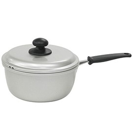 Hokuriku Aluminum Pot, Suimi One-Handle, 6.3 inches (16 cm), Silver