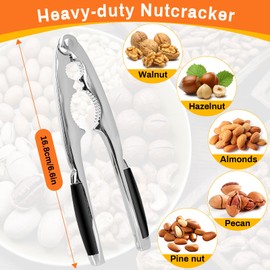 ChromLives Nut Cracker Walnut Cracker Nut Opener Nut Cracker Nut Cracker Tool for Nuts Hazelnuts Walnuts, Almonds