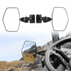 AUPOWER Adjustable Side Mirrors for Can Am Defender 2016-2025 Accessories,