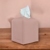 Connsole Casa Premium PU Leather Tissue Box Holder - Elegant